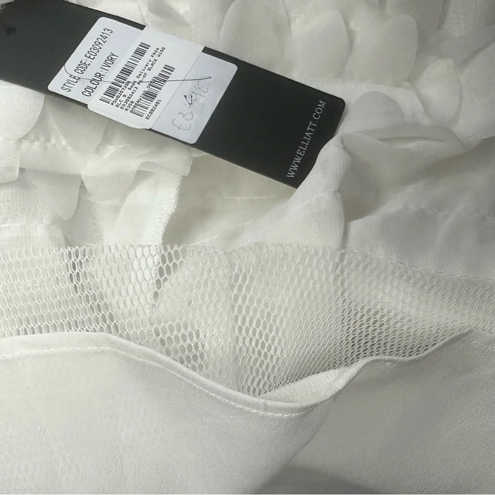 OMR x ELLIATT: Amberwing Dress In White Size S - Picture 7 of 16